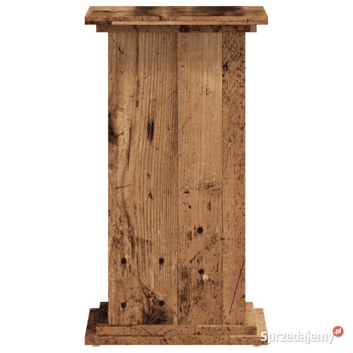 Stojak na rośliny stare drewno 33x33x60 WM852967