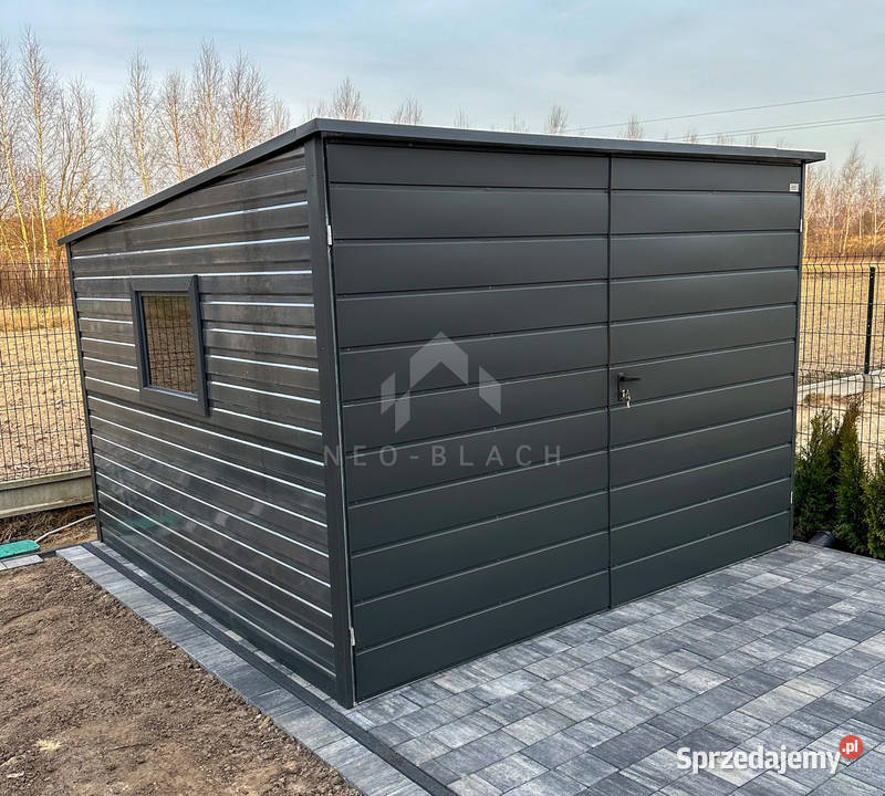 Schowek Domek Ogrodowy 3x3m Brama Dwuskrzydłowa Białystok