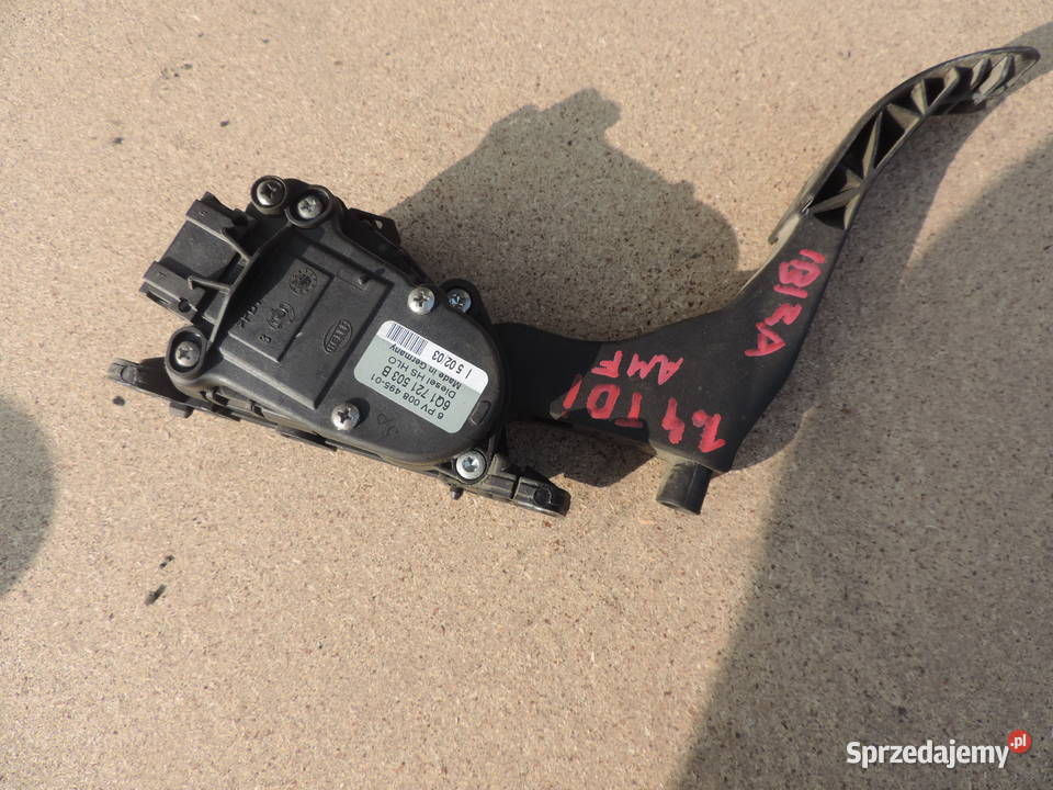 POTENCJOMETR GAZU IBIZA 3 VW POLO 9N 14 TDI wyposażenie elektryczne Nowy Sącz sprzedam