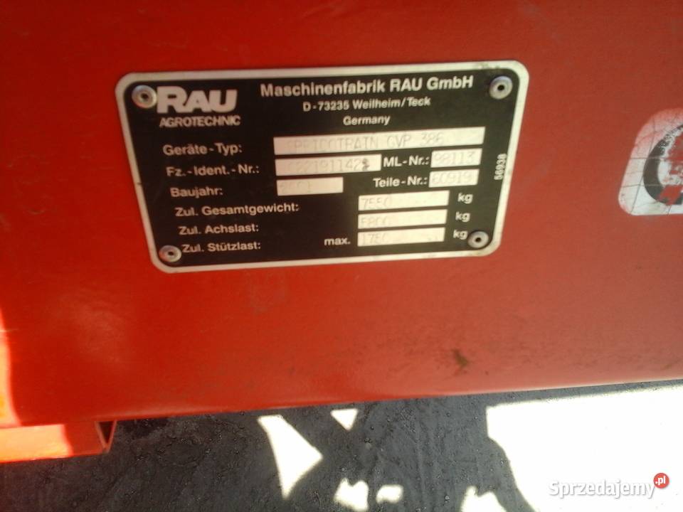 Opryskiwacz rau keverland nie hardi amazone