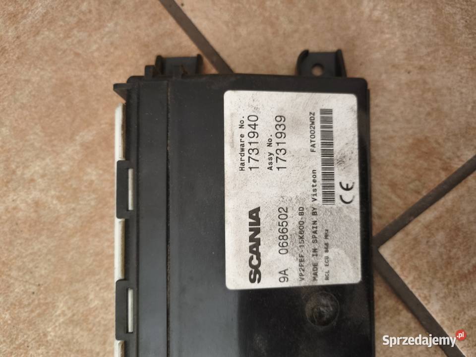 Scania 1731940 1731939 Moduł sterownik RCL ECU świętokrzyskie Nowiny