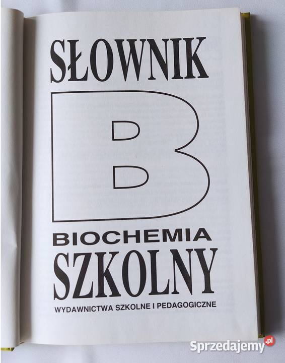 Słownik szkolny BIOCHEMIA Jan Fronk Jakub Ząbek chemia, biochemia Hajnówka