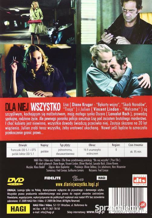 NIEJ WSZYSTKO DIANE KRUGER francuska wersja wielkopolskie Kalisz sprzedam
