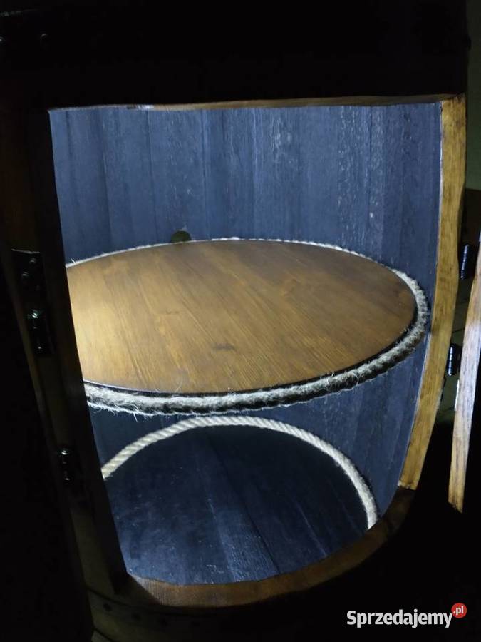 Barek LED z beczki dębowej whisky