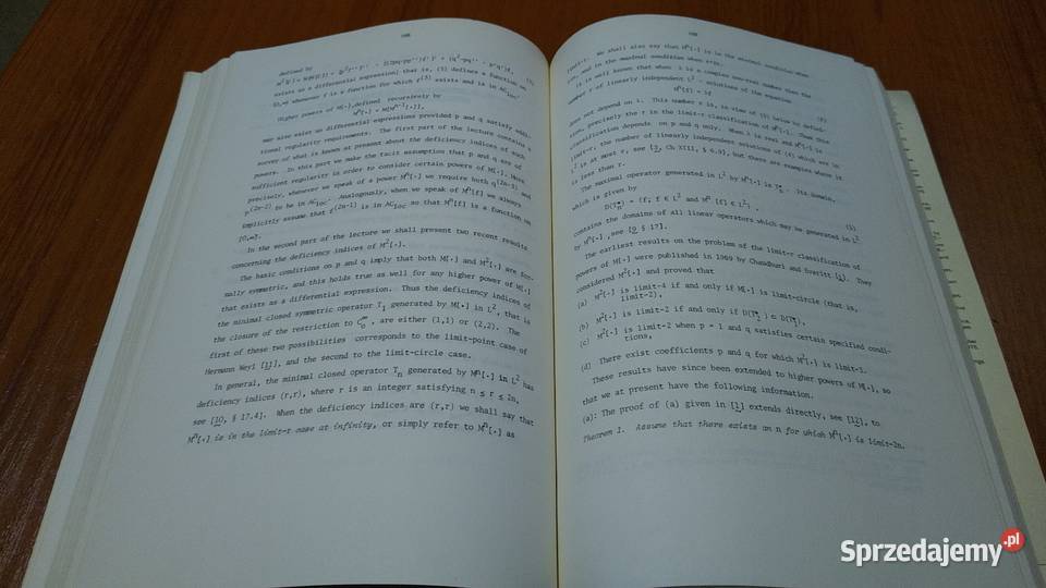 Spectral theory and differential equations Gdańsk sprzedam