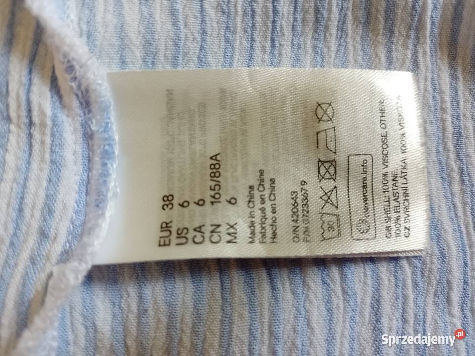 Bluzka firmy HM rozmiar 38 mazowieckie Warszawa