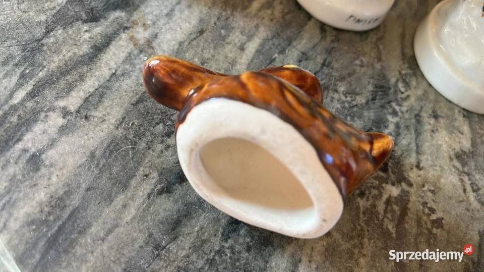 Figurka kaczka rena DróżdżHyży Projekt z 1954 Porcelana i szkło Gdańsk sprzedam