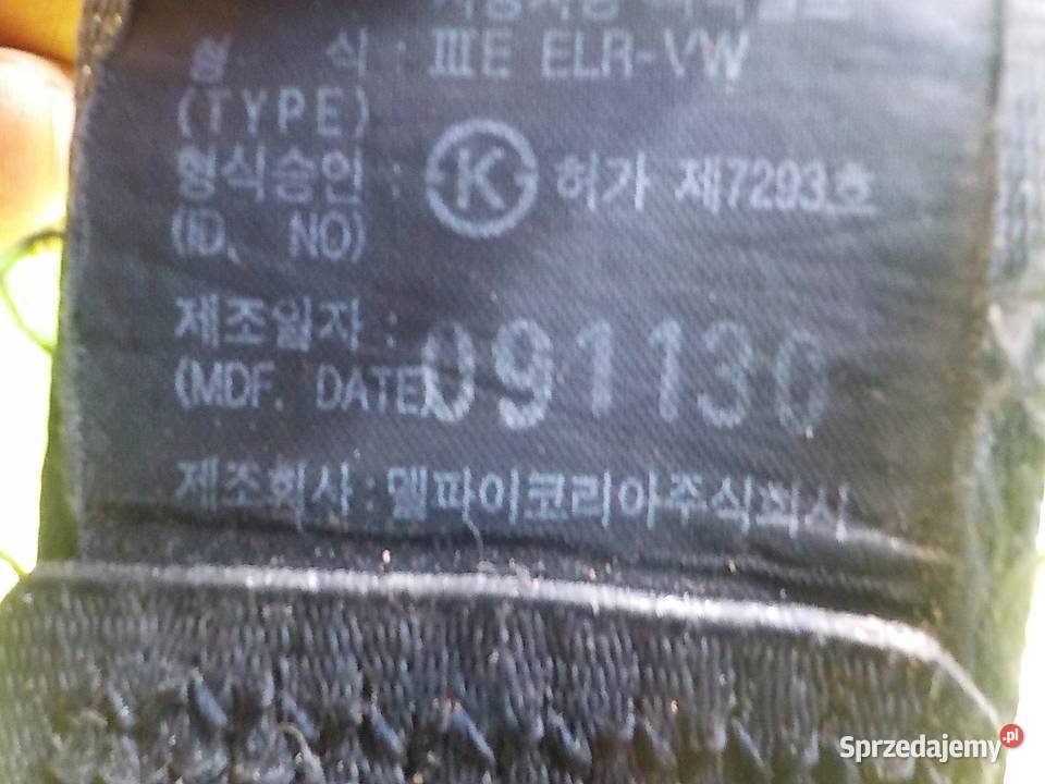 KIA SOUL I 10r pas bezpieczenstwa prawy przod z osobowe Motoryzacja mazowieckie Suków