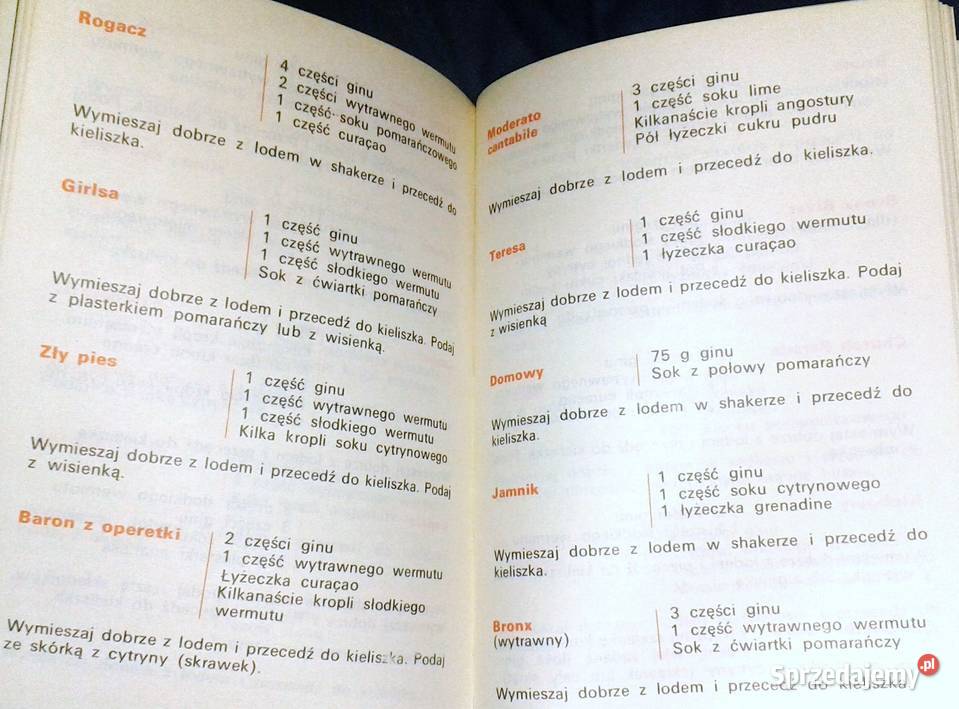 Coctaile i napoje mieszane W Brodziński H Chełm sprzedam