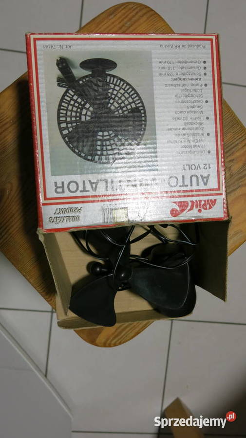 Auto wentylator samochodowy wyprodukowany małopolskie Kraków