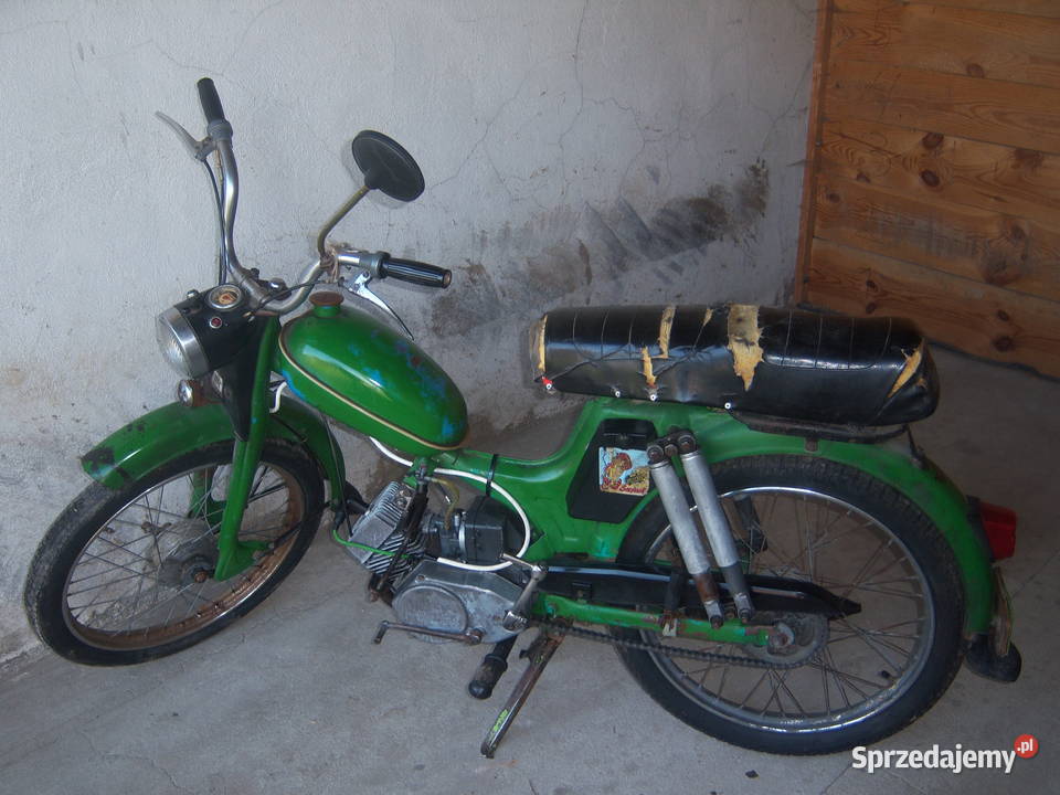 Motorower Komar sztywniak Romet 50 Wielgomłyny