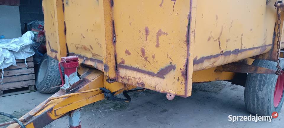 Przyczepa skorupowa z kiprem 7 ton dokumenty Przyczepy rolnicze Zborówek sprzedam