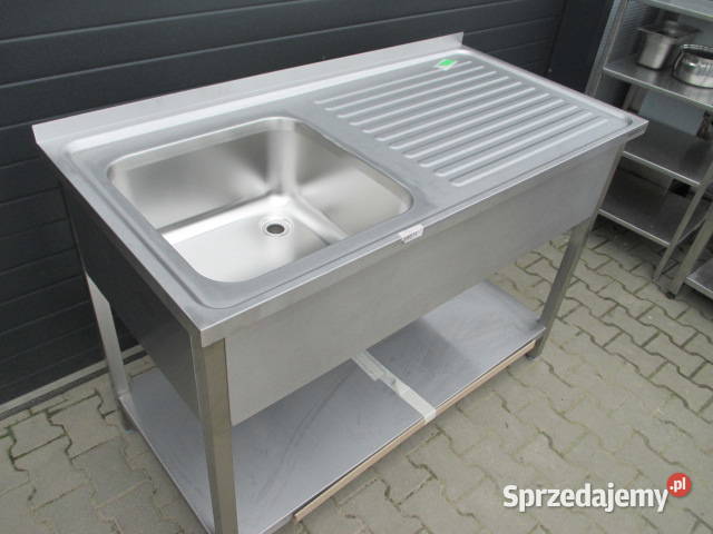 Zlew Gastronomiczny 1 Komorowy z półką 14070100 Ostrów Wielkopolski