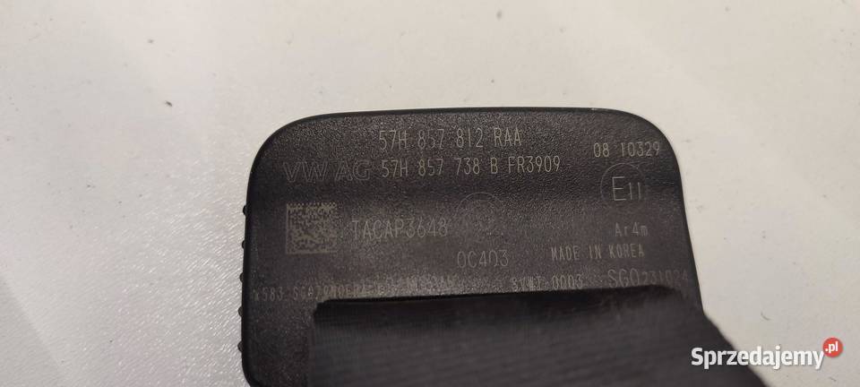 VW TAYRON PAS BEZPIECZEŃSTWA PRAWY TYŁ 57H857812 dolnośląskie sprzedam