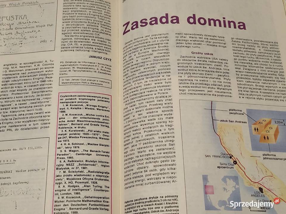 Wiedza i Życie 9 z 1990 roku Nakło nad Notecią