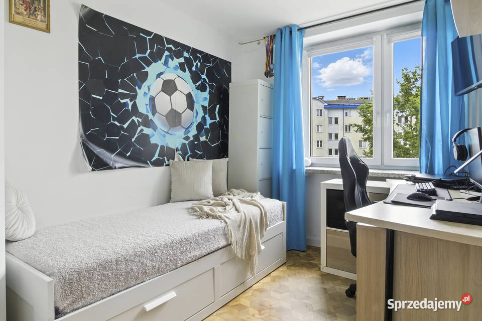 3 pokoje duża piwnica parking Park Picassa balkon Warszawa