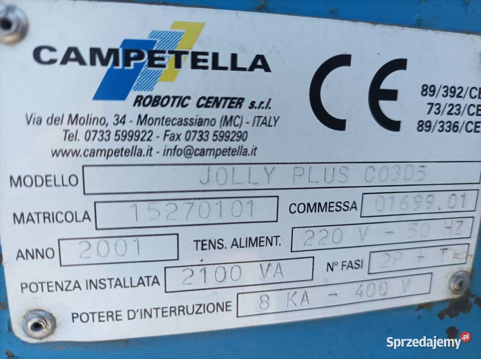 Robot CAMPETELLA Jolly Plus Chorzów