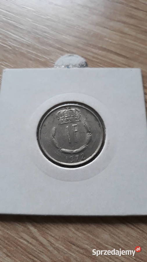 1 Frank Luksemburg 1972 r Konin sprzedam