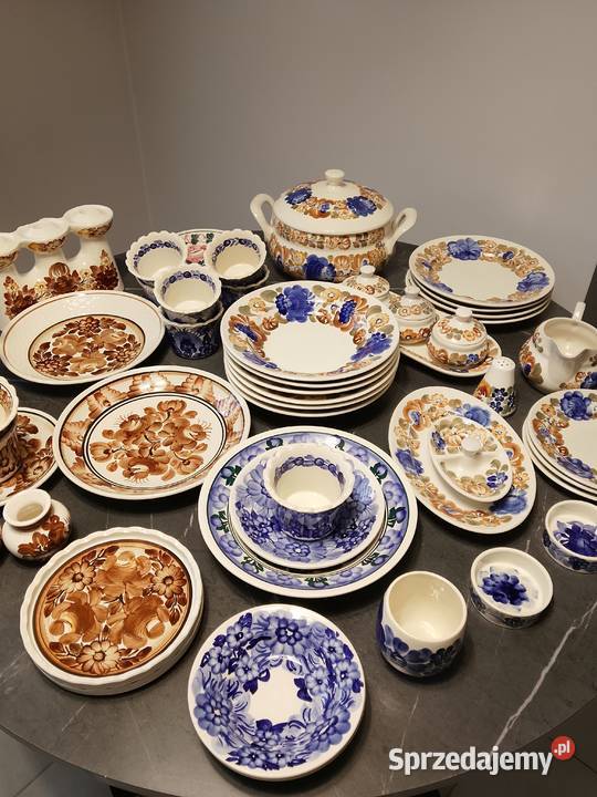 Zestaw fajansu włocławskiego Wrocław sprzedam