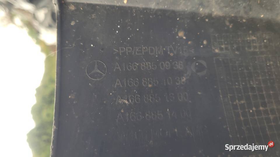 MERCEDES GLE W166 AMG ZDERZAK TYLNY TYL