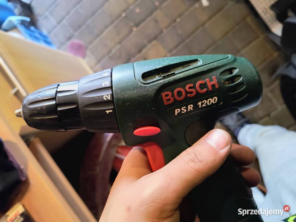 Wkrętarka akumulatorowa Bosch PSR 1200 Kośmidry