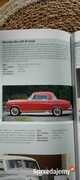 Mercedes ponton cabrio 220 z 1958 roku przednia Jarosław