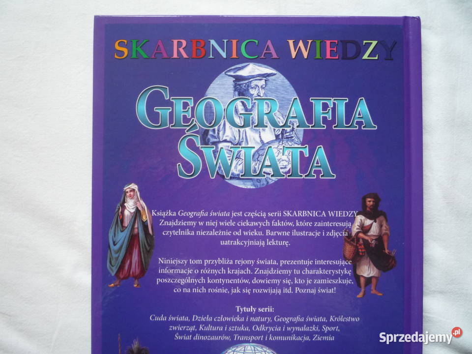 NOWA Książka Skarbnica wiedzy Geografia świata twarda Książki dla dzieci zachodniopomorskie Szczecin