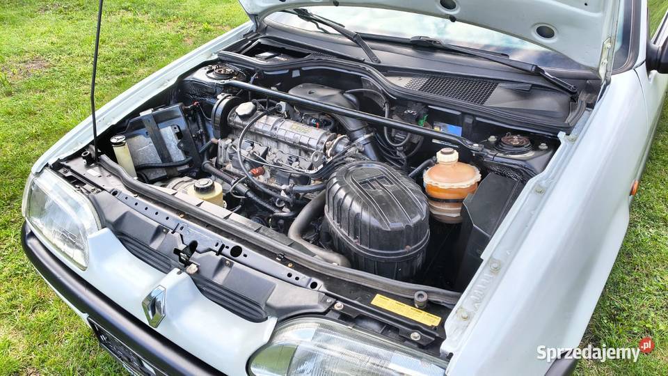 RENAULT 19 CABRIOLET 1996 Biały Metalik El dach elektryczne lusterka łódzkie Zgierz
