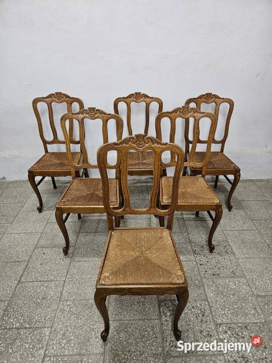 Krzesła ludwikowskie 6 małopolskie Nowy Sącz sprzedam