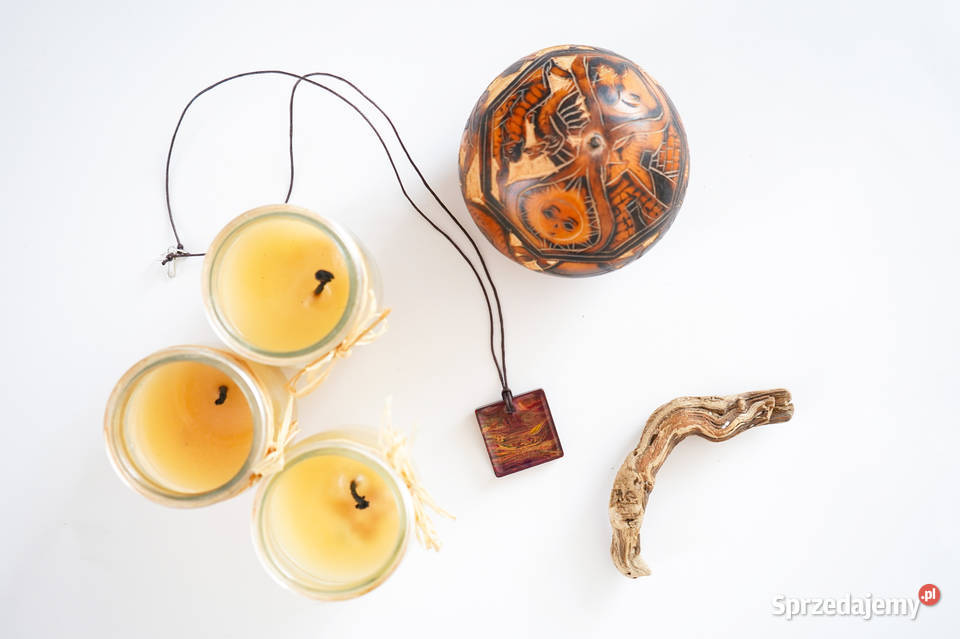 Artystyczny kwadratowy wisiorek z żywicy mazowieckie Warszawa sprzedam