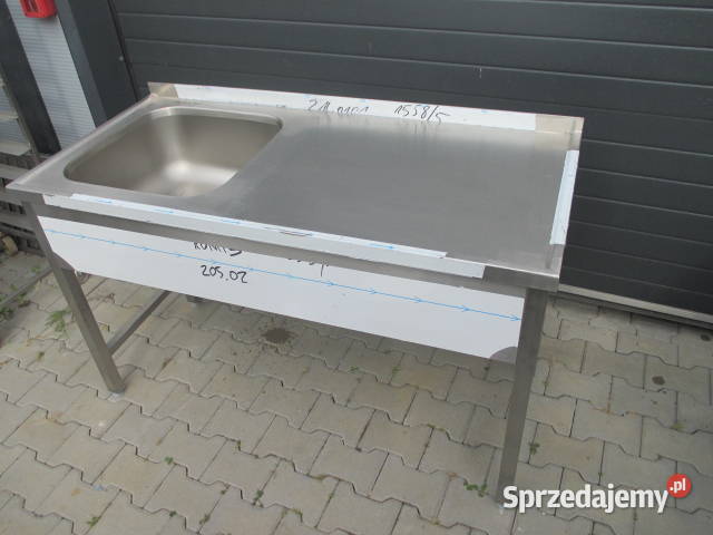 Zlew Gastronomiczny 1 Komorowy Z Blatem 1406585 Ostrów Wielkopolski sprzedam