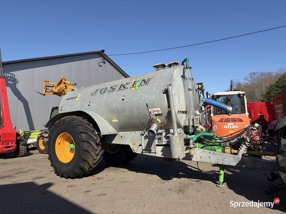 Beczkowóz Joskin 11000 litrów Modulo 2 beczka Rolnictwo mazowieckie Myszyniec sprzedam
