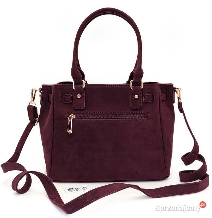 Torebka FLORA CO PARIS Zamsz Eko A5 Pojemna do Torby i torebki sprzedam