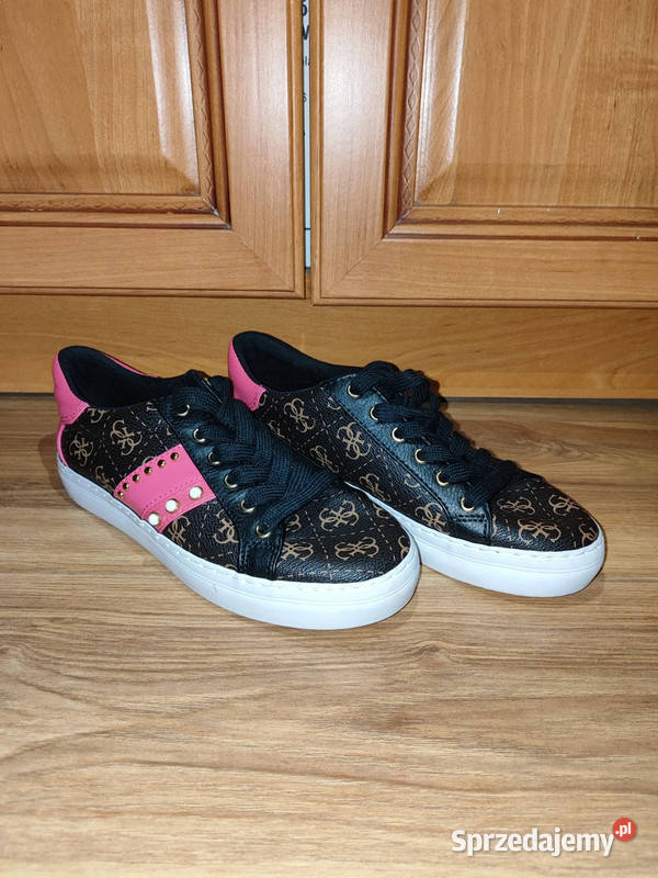 Guess Sneakersy Grassey5 FL7GR5 FAL12 Brązowe Stalowa Wola