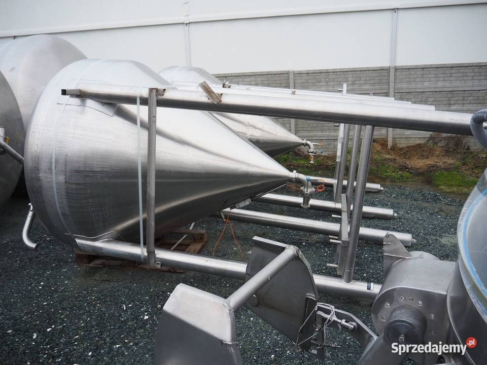 LEUSHUIS 3500L Pionowy zbiornik procesowy do Krotoszyn