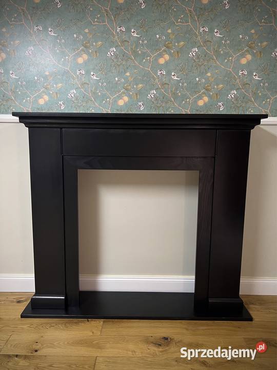 Kominek drewno atrapa portal obudowa loft glam