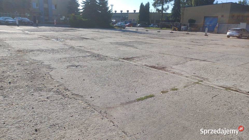 Do wynajęcia plac utwardzony o pow 2400 m2 handlowo-usługowa Kraków