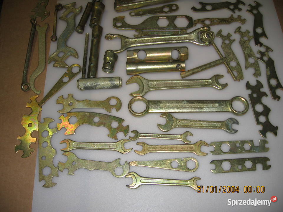 Stary zestaw kluczy itp motor WSK SHL WFM rower
