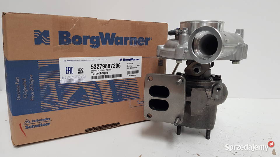 Turbosprężarka BorgWarner KKK 53279887206 ciężarowe