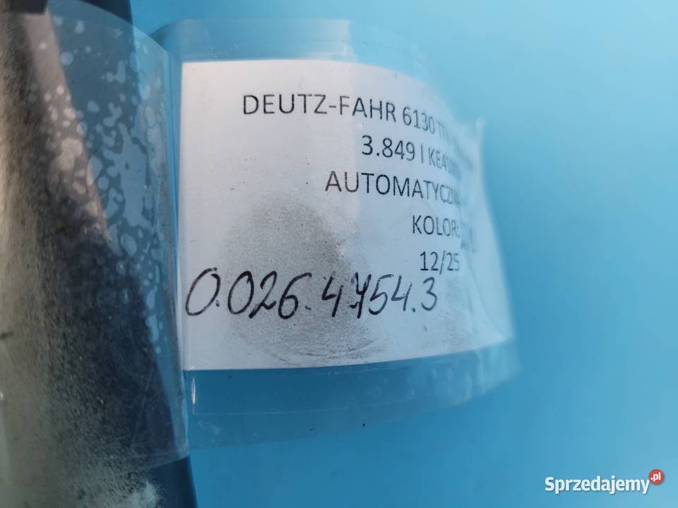 DEUTZFAHR 6130 TTV PRZEWÓD INSTALACJI WYMIENNIKA Hydraulika