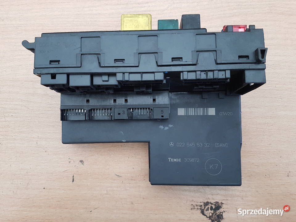 MERCEDES E KLASA W210 MODUL SAM PRZEKAZNIKI wyposażenie elektryczne