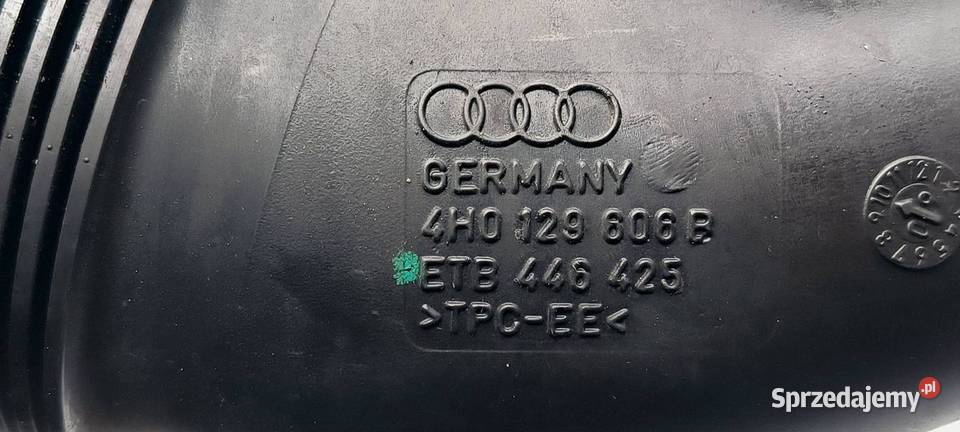 PRZEWÓD RURA DOLOT AUDI A8 D4 4H0129606B Części samochodowe Lipno sprzedam