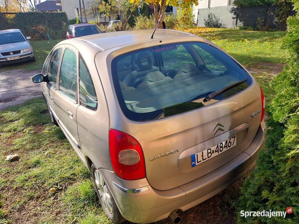 Citroen Xsara Picasso 16 HDI 2004 welurowa tapicerka