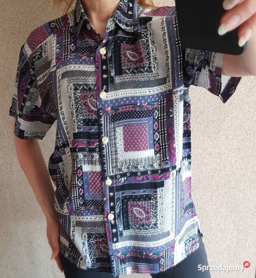 koszula vintage retro zwiewna przewiewna letnia Moda i Styl Kielce