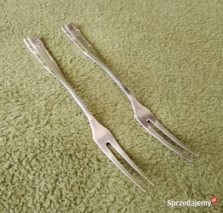 Platerowane widelce serwingowe Hefra wzór Katowice