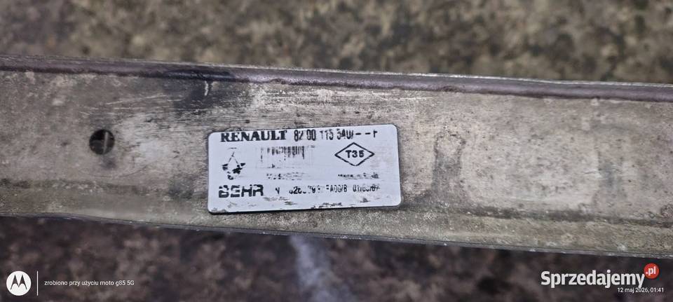 Chłodnica intercoolera 19 DCI Renault scenic 2 sprzedam