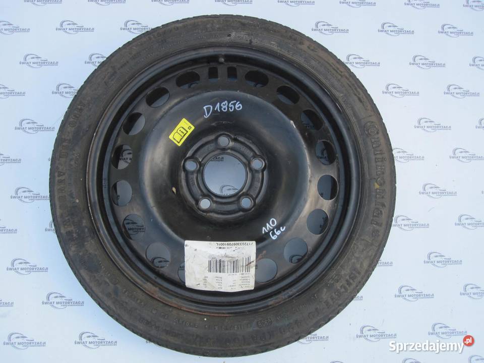 OPEL VECTRA C koło dojazdowe 1157016 92M 5x110