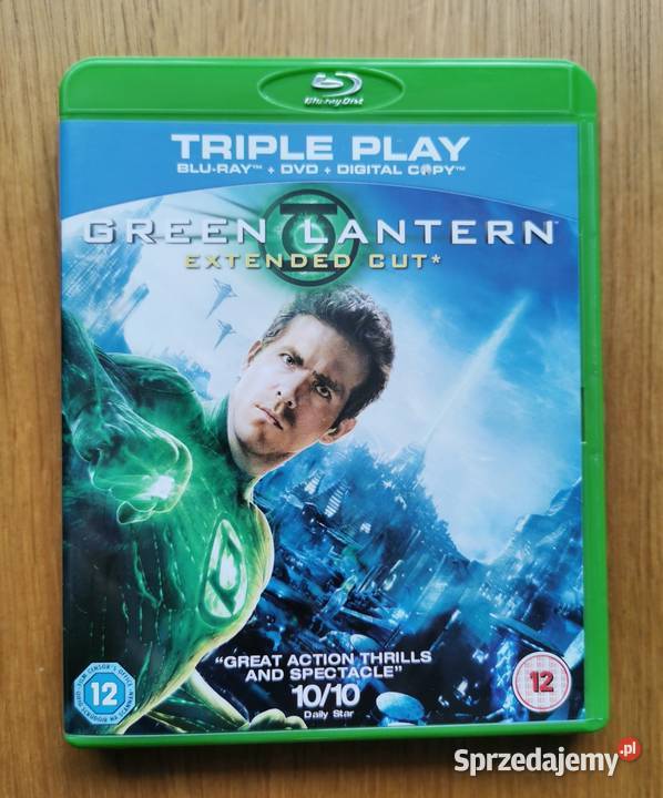 Green Lantern Zielona Latarnia Bluray DVD En