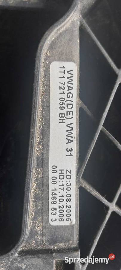 Pedał siłownik sprzęgła SKODA OCTAVIA II zachodniopomorskie Szczecin sprzedam