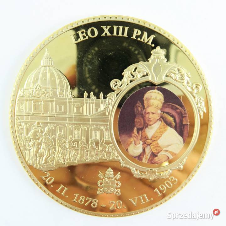 Olbrzym Gigant 70 mm MEDAL MONETA Jan Paweł II śląskie Sosnowiec